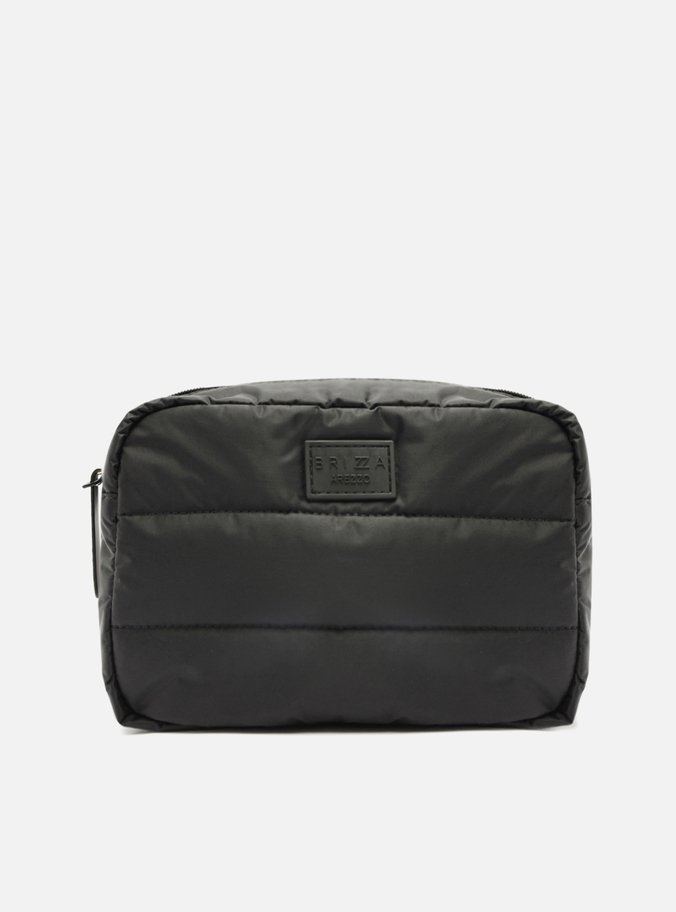 Bolsa Tiracolo Preta Nylon Puffer Pequena