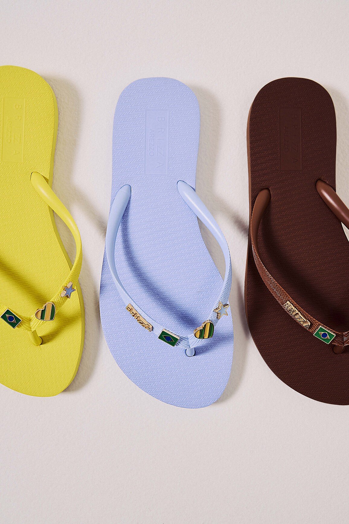 Chinelo de Dedo Azul Flatform Brizza — foto 5