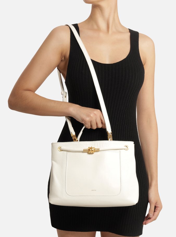 Bolsa Tote Branca Couro Helena Grande