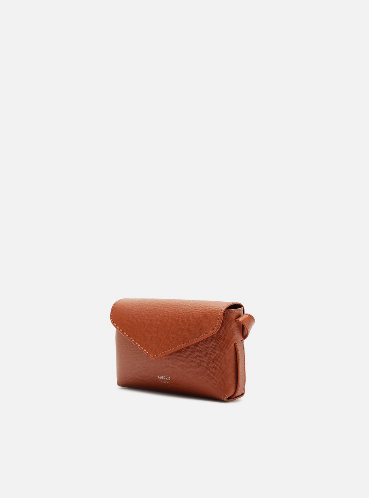 Bolsa Tiracolo Laranja Pequena Envelope — foto 2