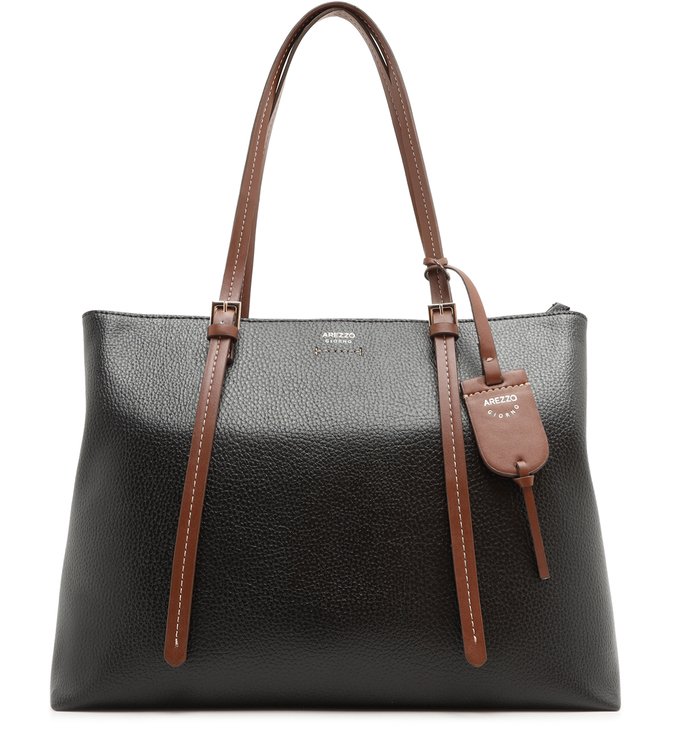 Bolsa Shopping Preta Aline Grande