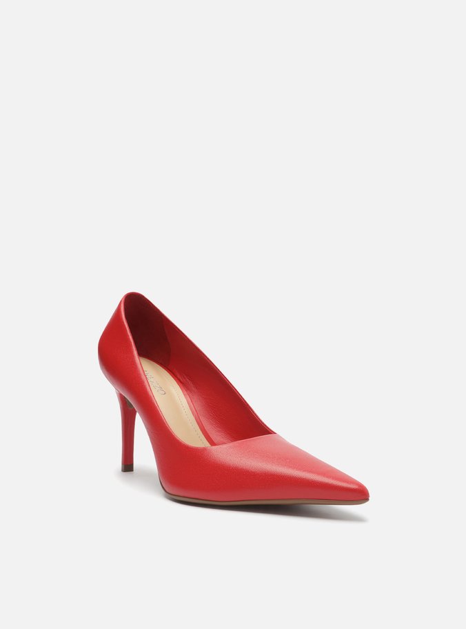 Scarpin vermelho bico fino top