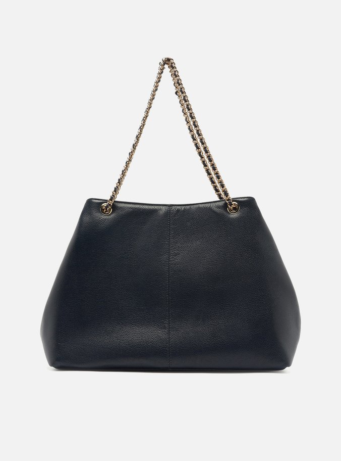 Bolsa Tote Azul Couro Matelassê Gab Grande