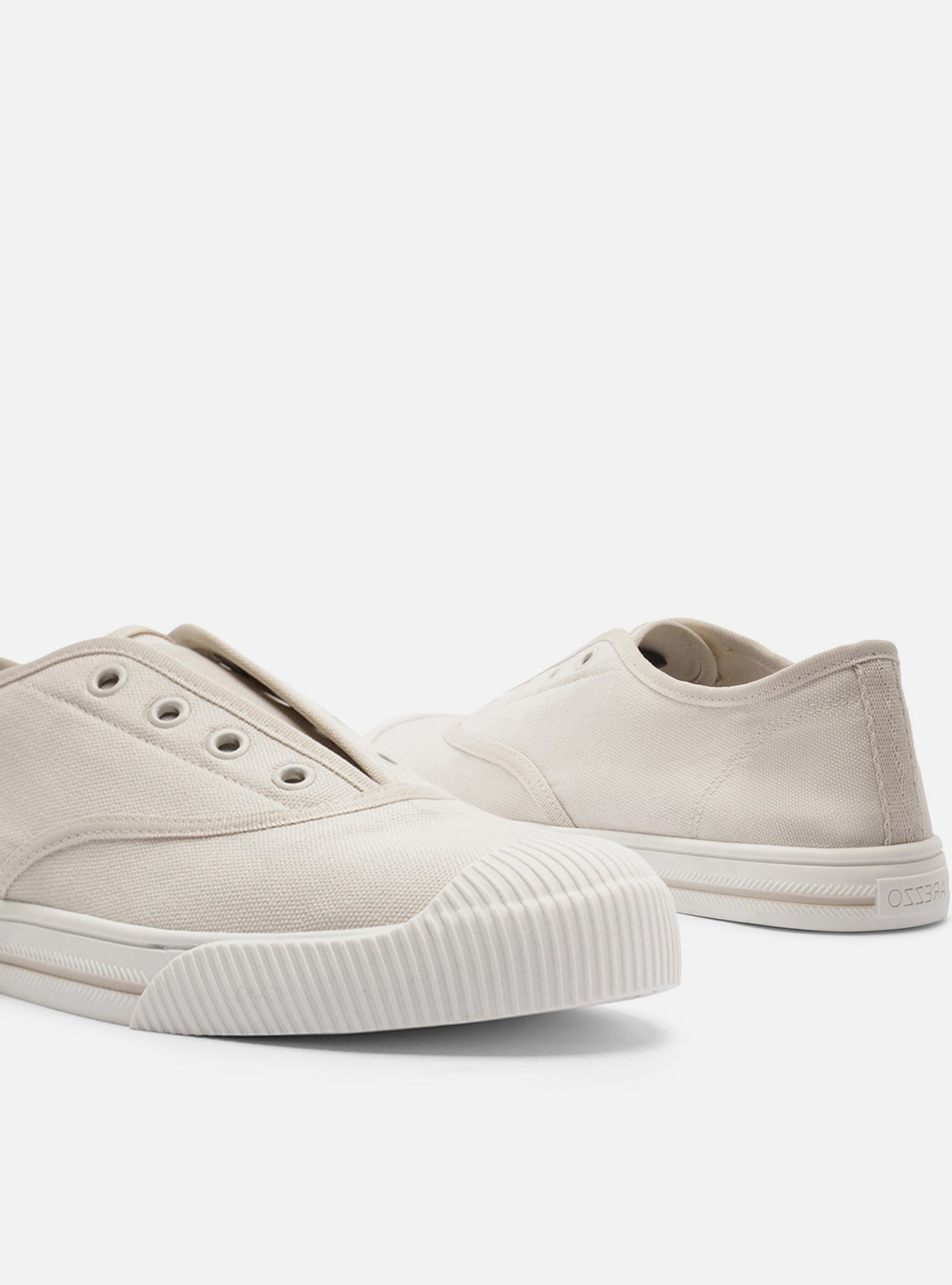 Tênis Slip On Azul Lona Elástico — foto 4