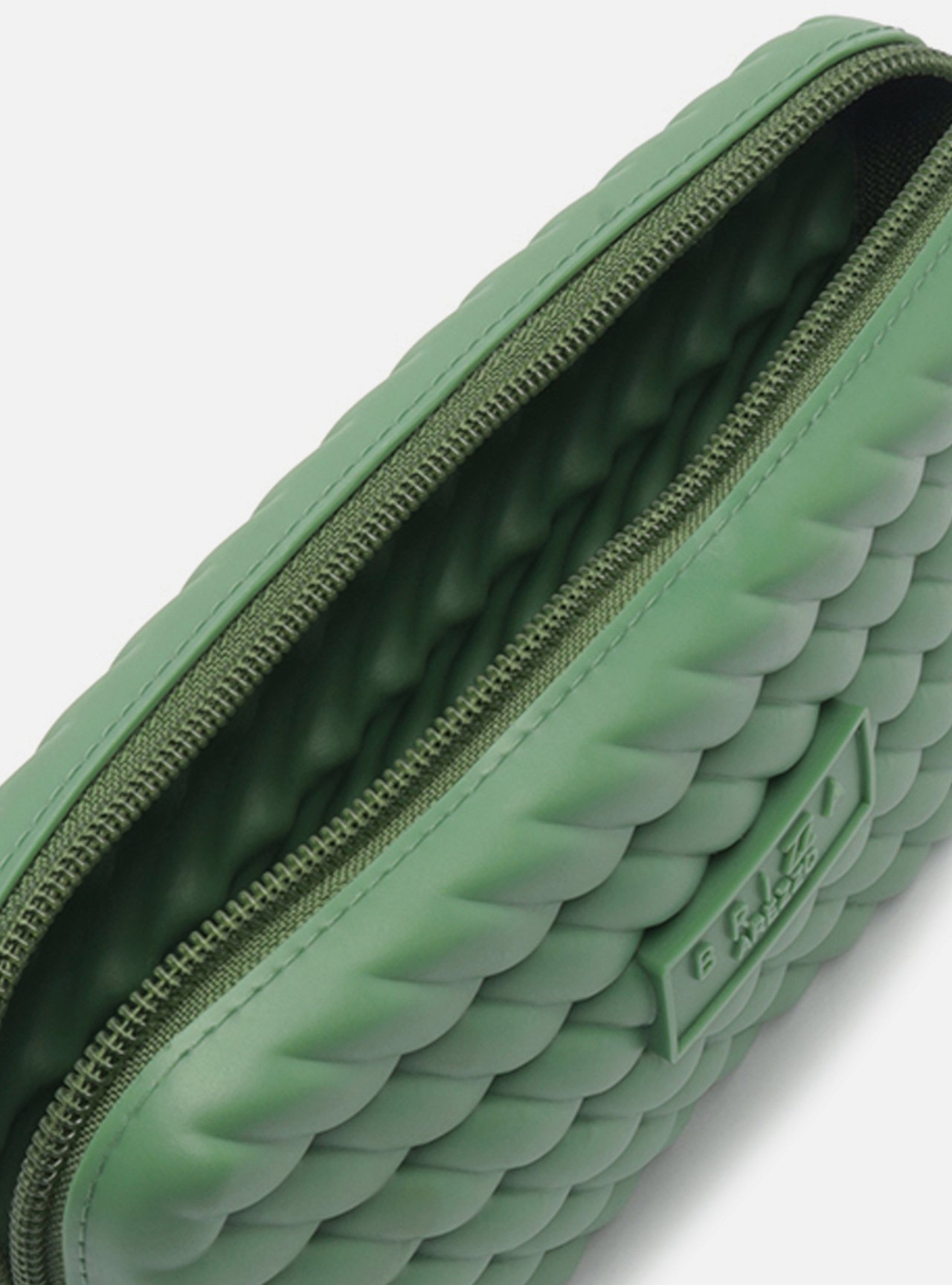 Bolsa Clutch Verde Pequena Tressê Brizza — foto 3