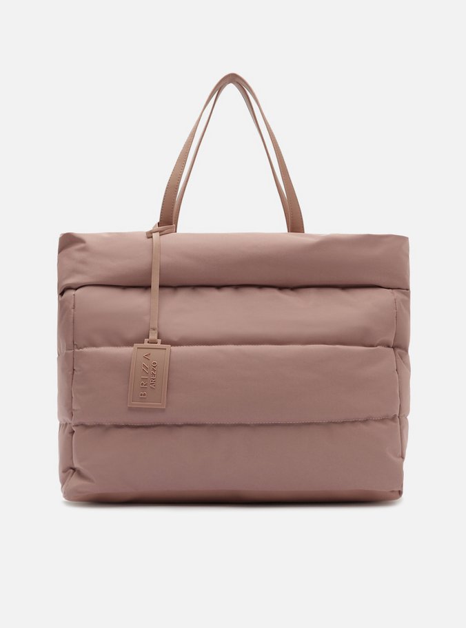 Bolsa Shopping Rosa Nylon Gigi Grande