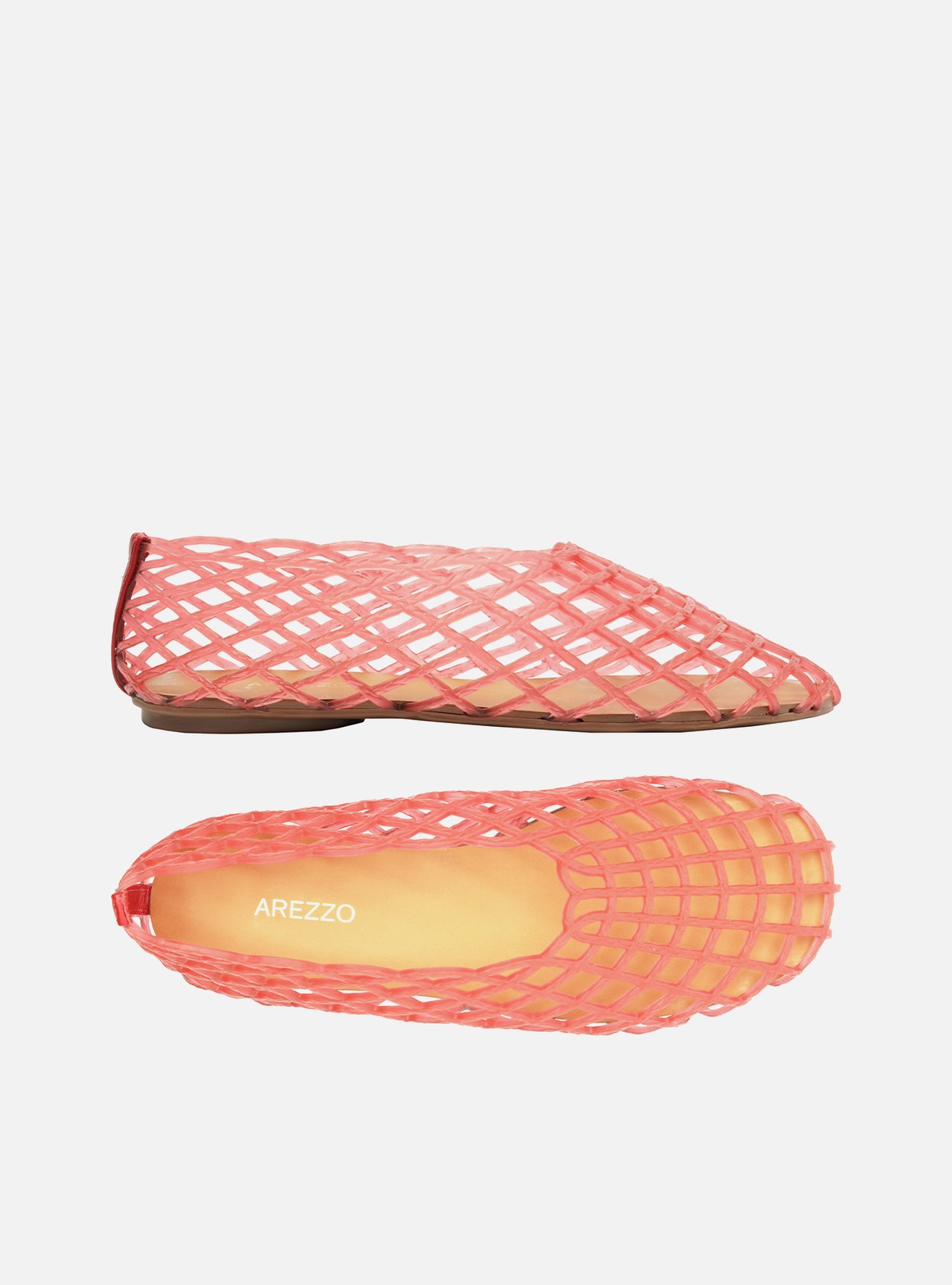 Sapatilha Vermelha Bico Redondo Mesh — foto 5