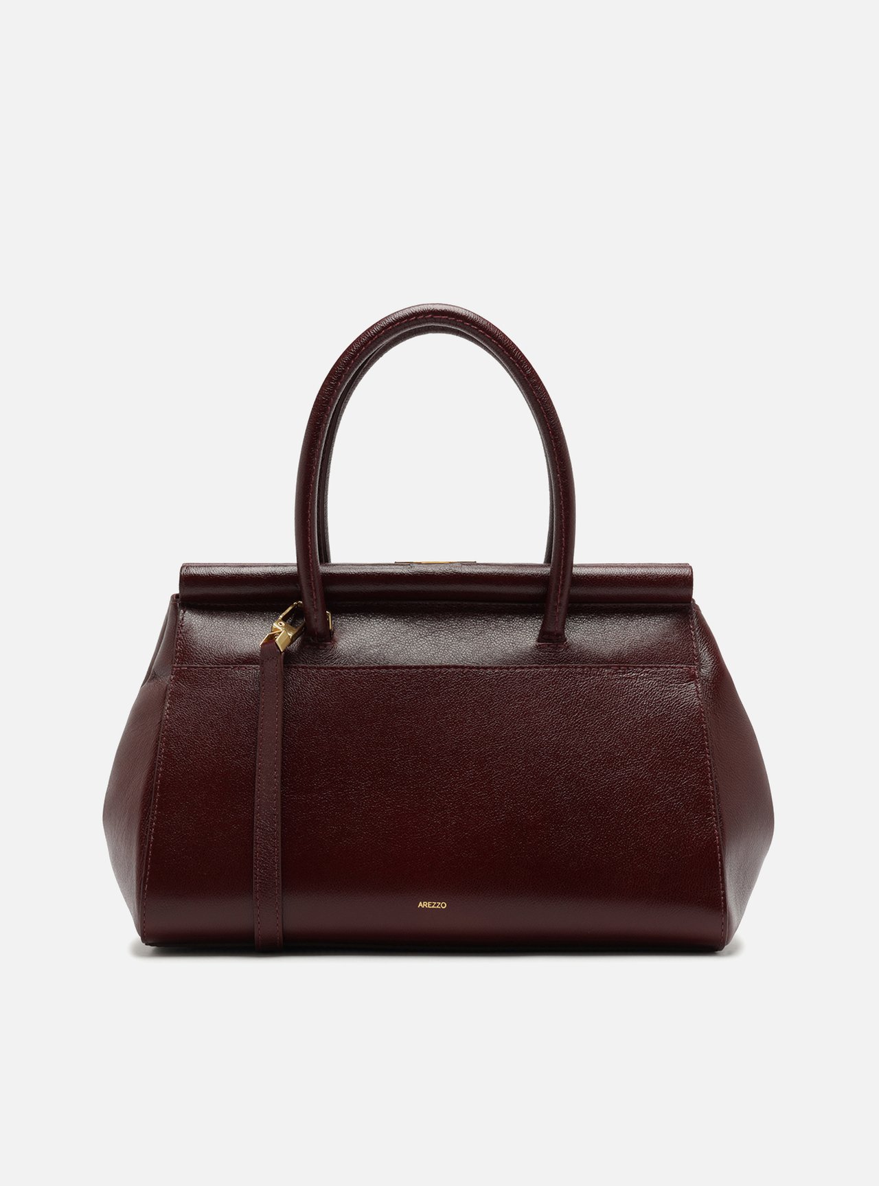 Bolsa Tote Vinho Couro Maxi Croco Grande — foto 3