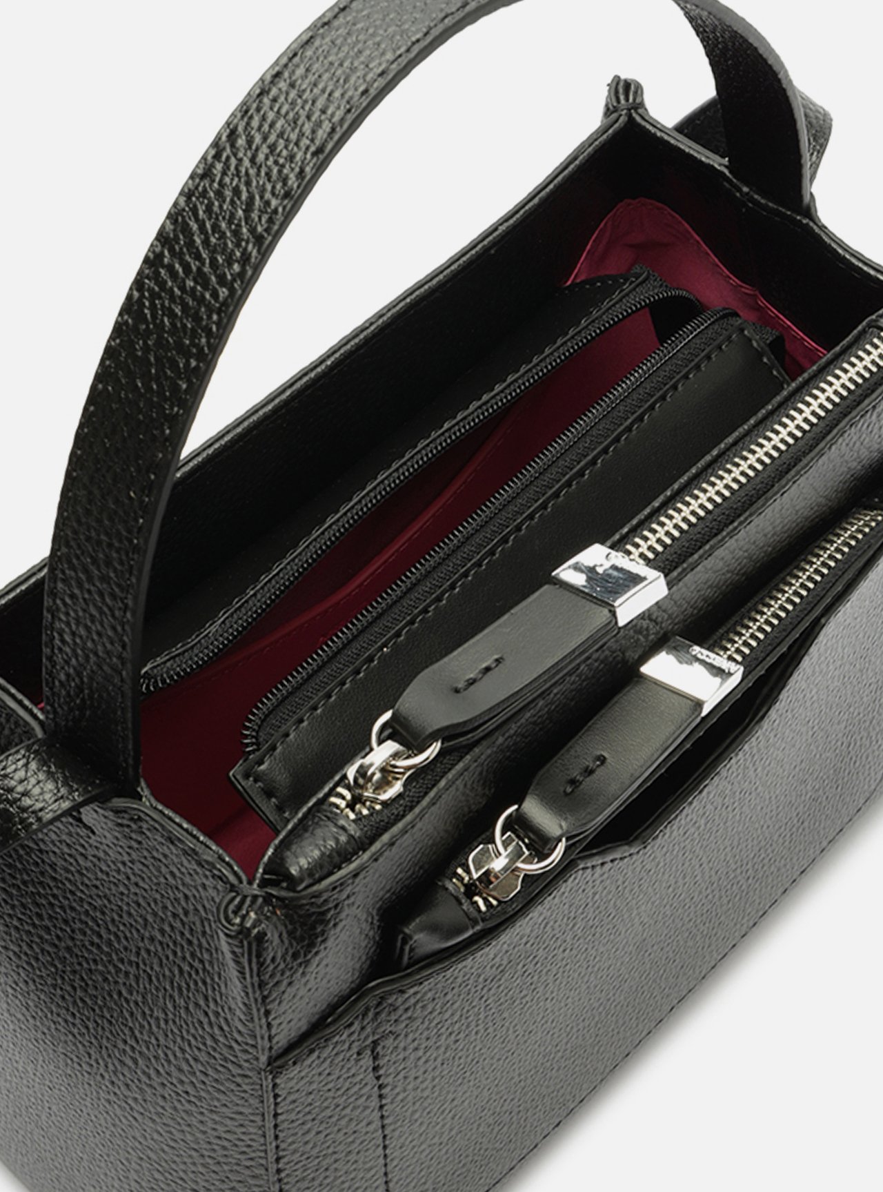 Bolsa Tote Preta Emilly Média Pouch — foto 5