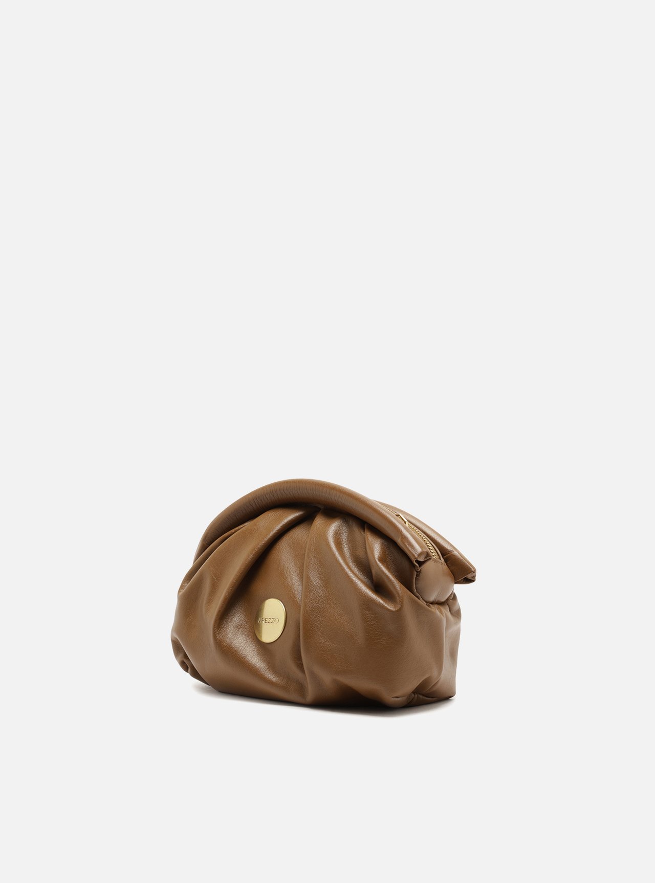 Bolsa Tiracolo Marrom Couro Pequena — foto 2