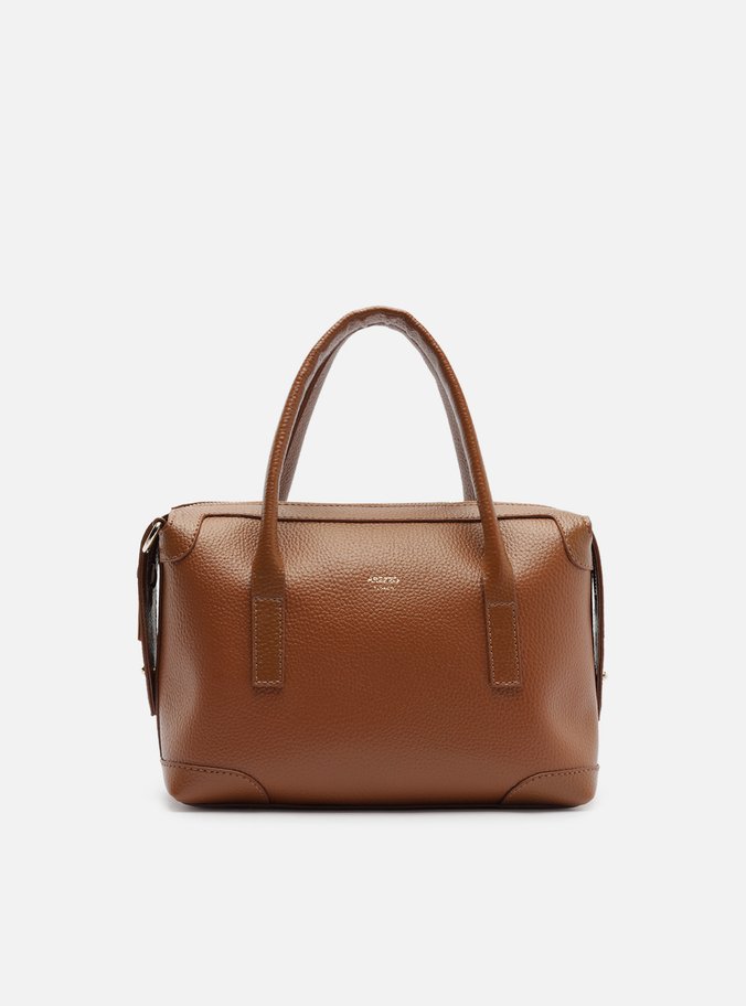 Bolsa Bowling Marrom Grande Recortes