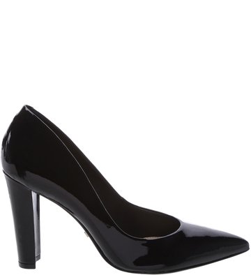 Scarpin Bloco Verniz Preto
