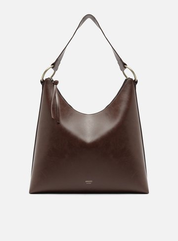 Bolsa Hobo Marrom Grande