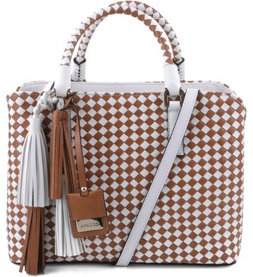 Bolsa Satchel Celeste Tan