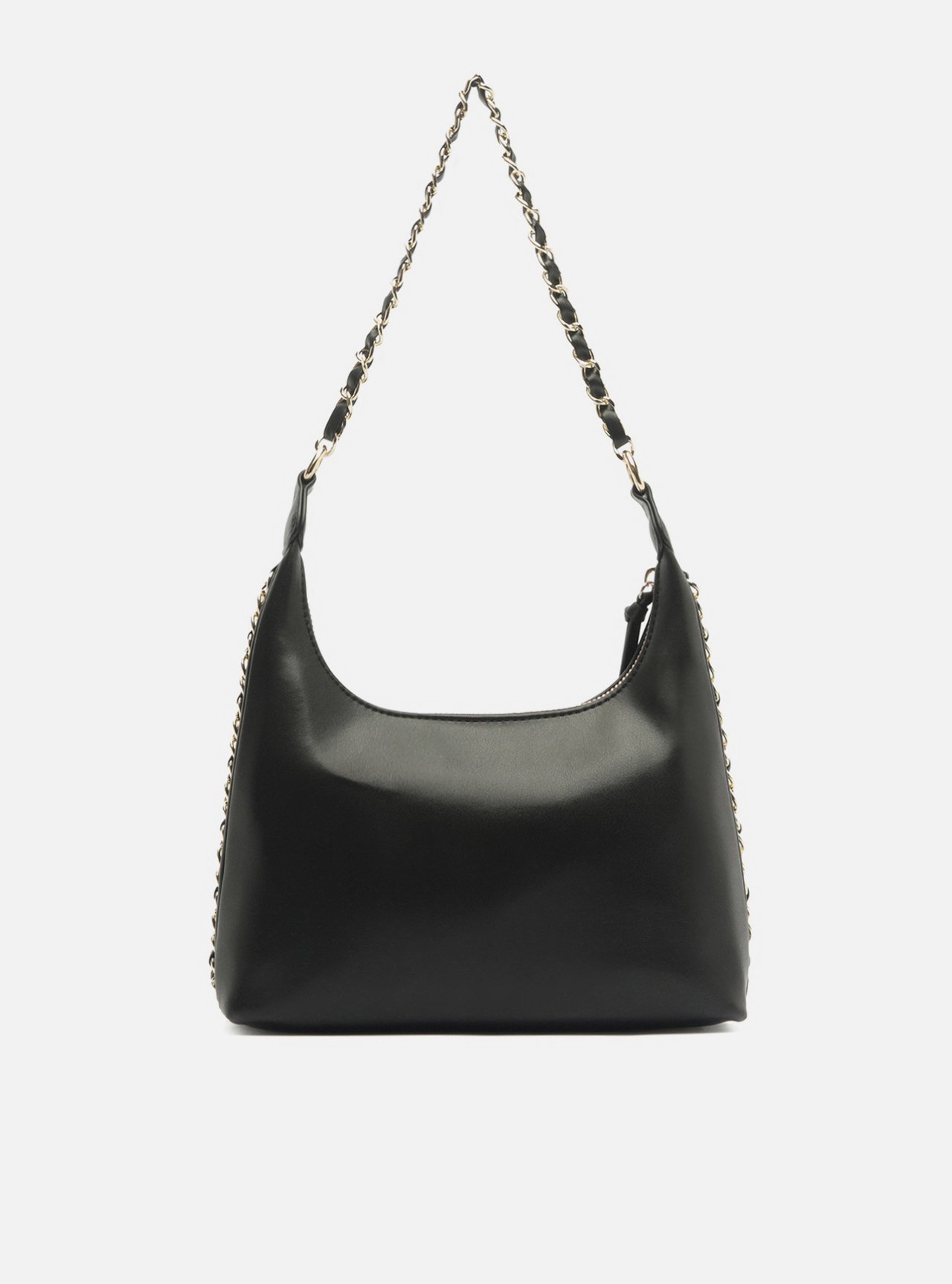 Bolsa Shoulder Preta Matelassê Média Corrente — foto 3