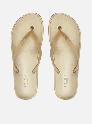 Chinelo de Dedo Dourado Recouro Fit