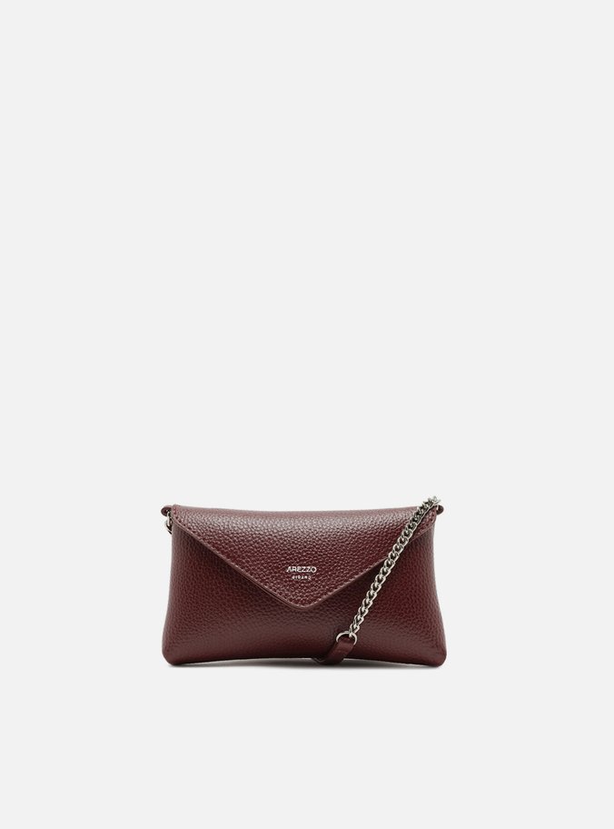 Bolsa Tiracolo Bordô Giorno Pequena Envelope
