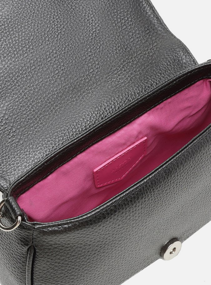 Bolsa Tiracolo Preta Verona Pequena Corrente