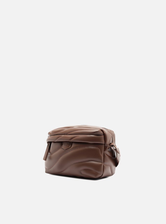 Bolsa Tiracolo Marrom Waves Pequena