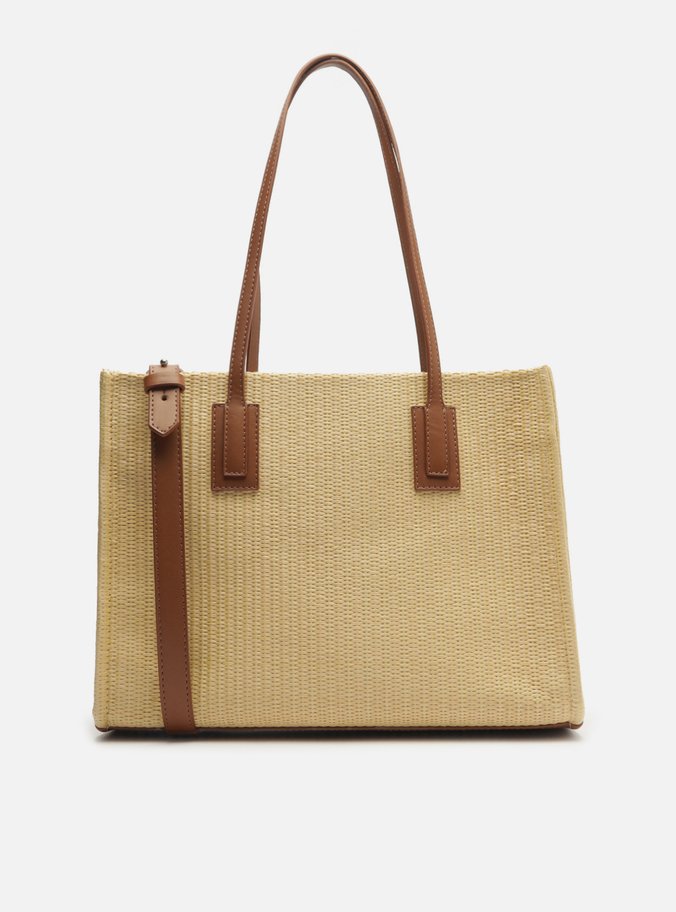 Bolsa Shopping Multicolorida Palha Brizza