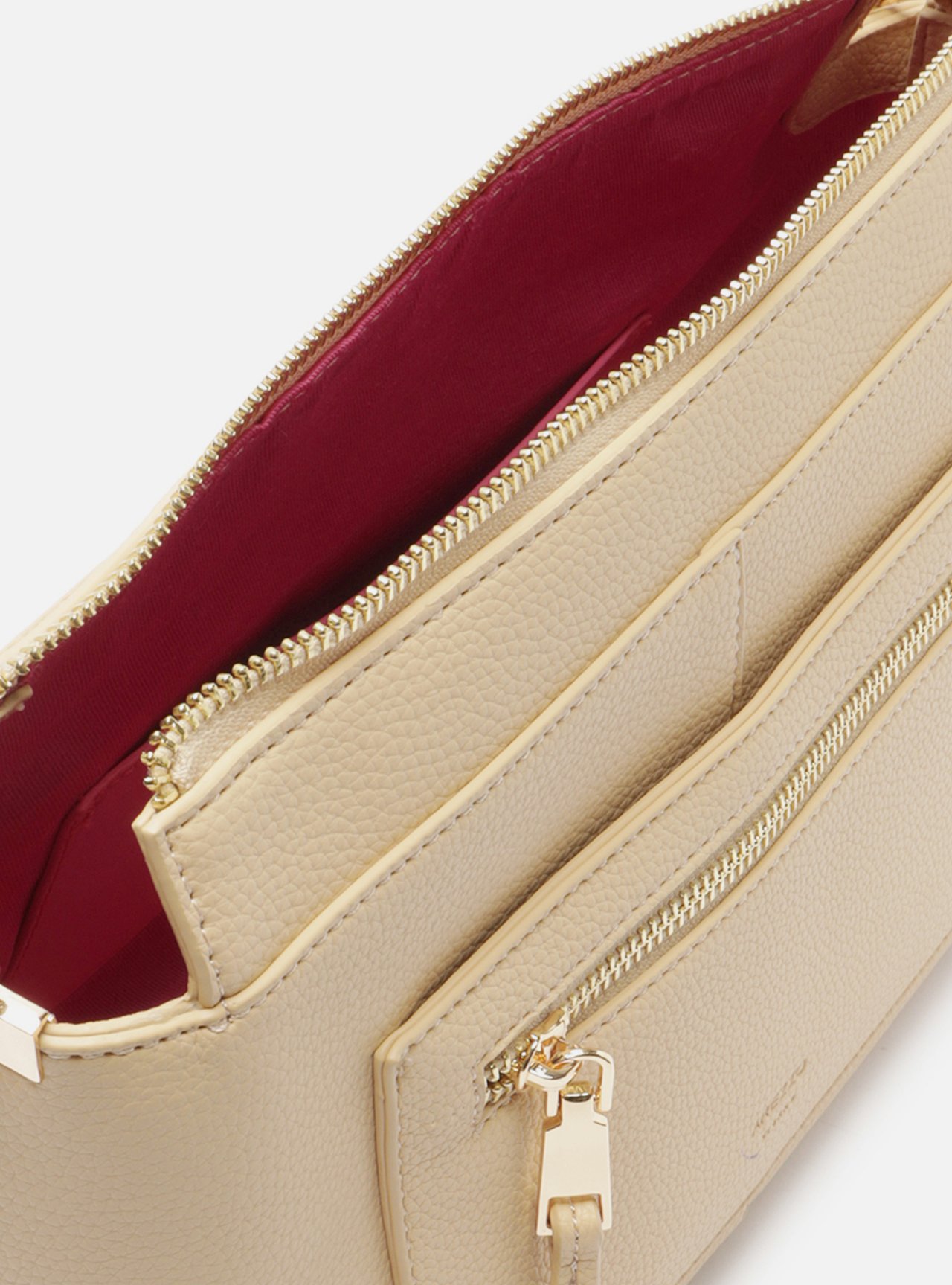 Bolsa Tote Bege Média Bolso Frontal — foto 4