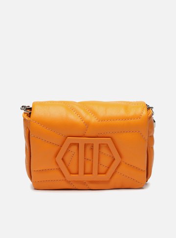 Bolsa Tiracolo Laranja Couro Emma