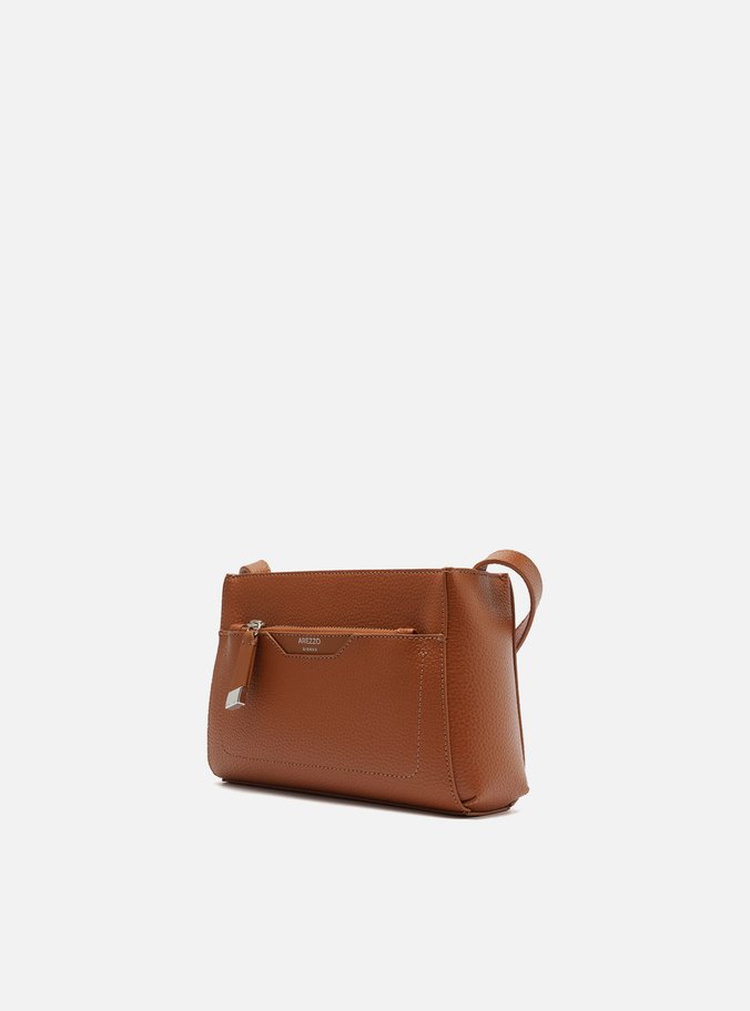 Bolsa Tiracolo Marrom Cúrcuma Emilly Pequena