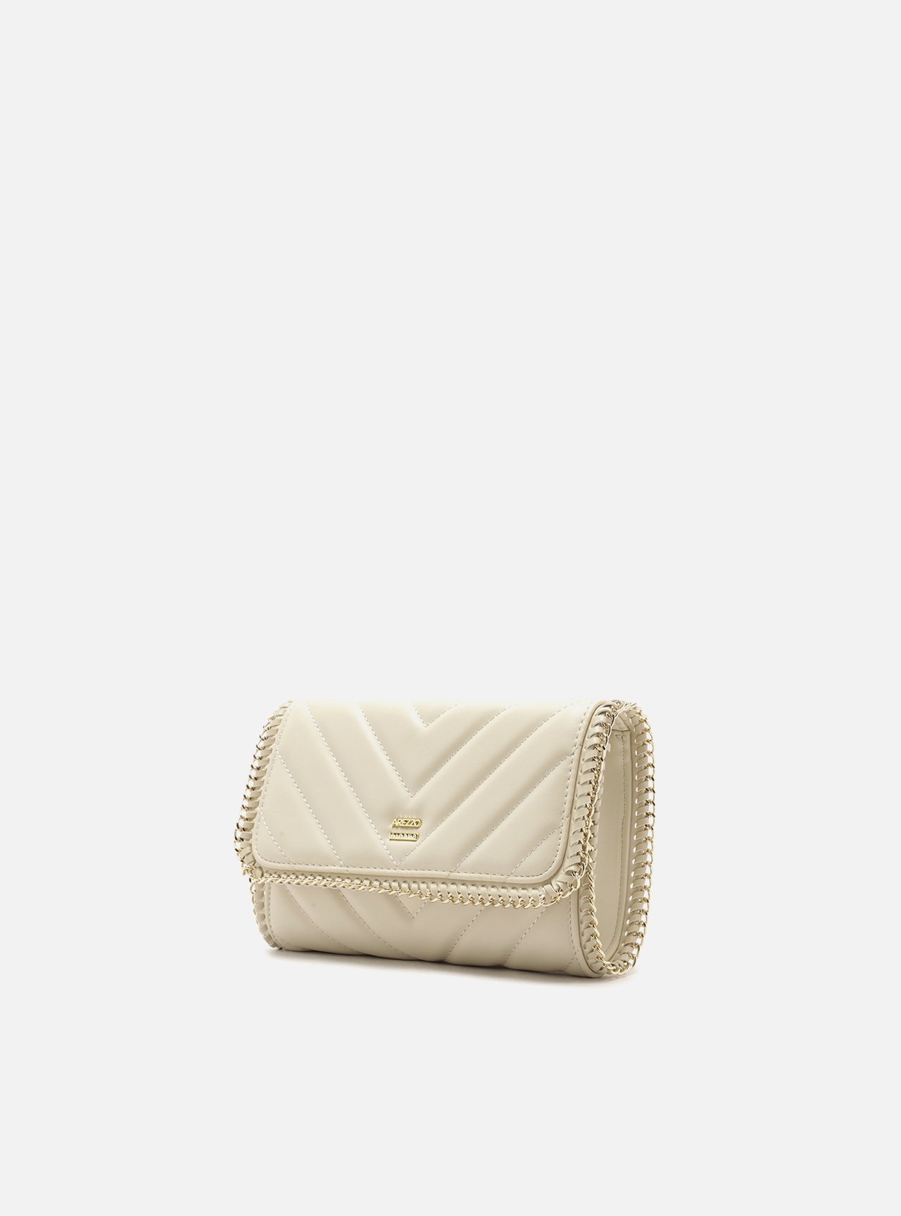 Bolsa Tiracolo Off-White Pequena Matelassê Corrente — foto 2