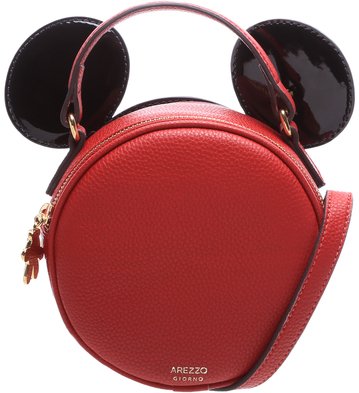 Disney x Arezzo | Bolsa Tiracolo Pequena Pop Vermelho