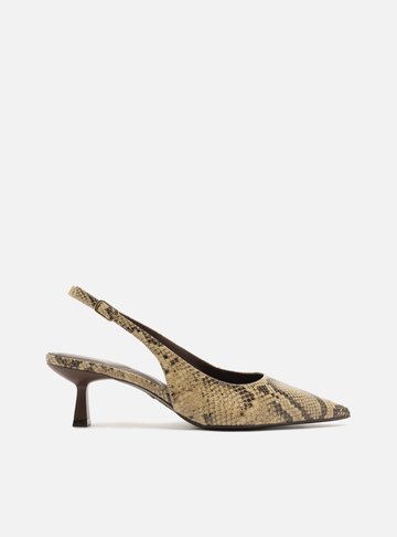 Arezzo — Scarpin Animal Print Salto Fino Slingback