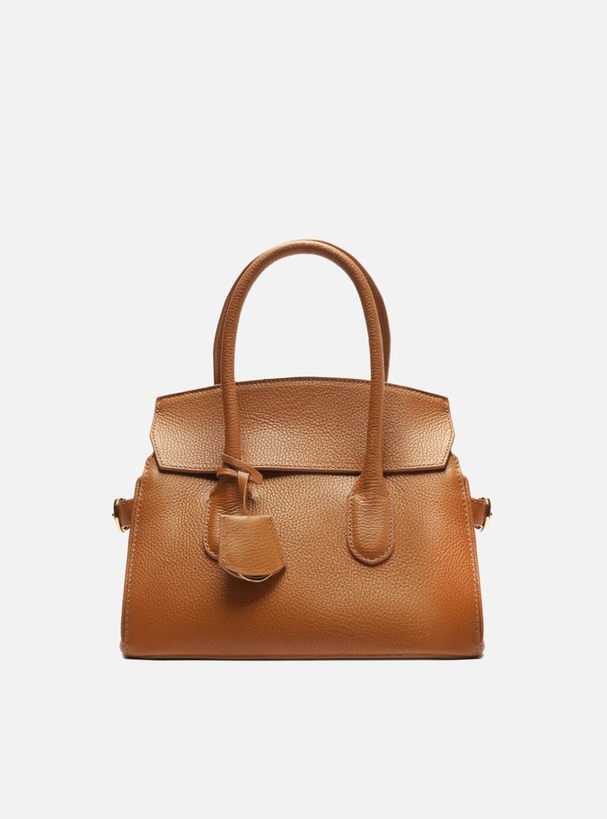 Bolsa Tote Marrom Couro Ária Média