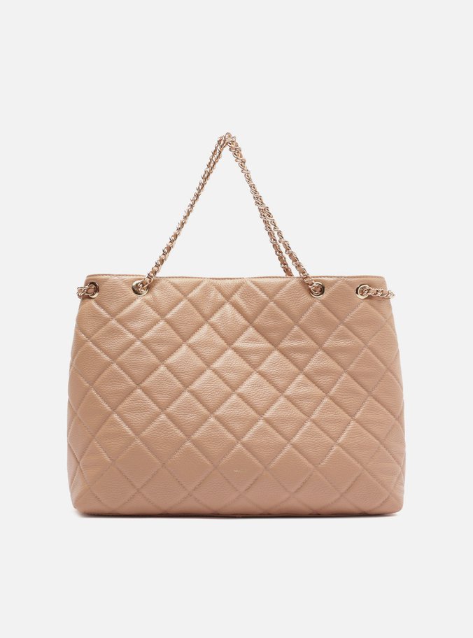 Bolsa Tote Rosa Couro Matelassê Gab Grande