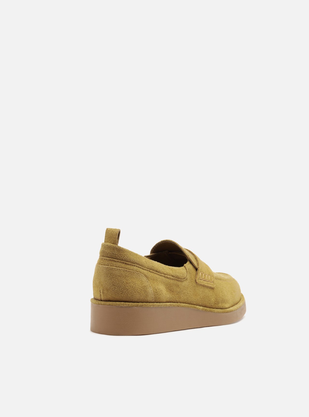 Mocassim Marrom Acamurçado Flatform Tira — foto 3