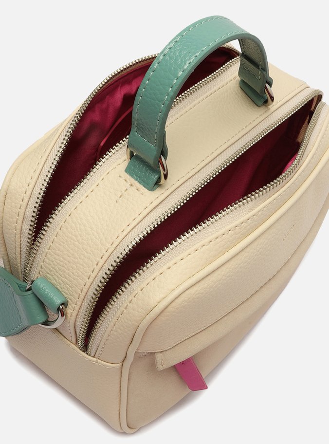 Bolsa Tiracolo Off-White Prione Média Color