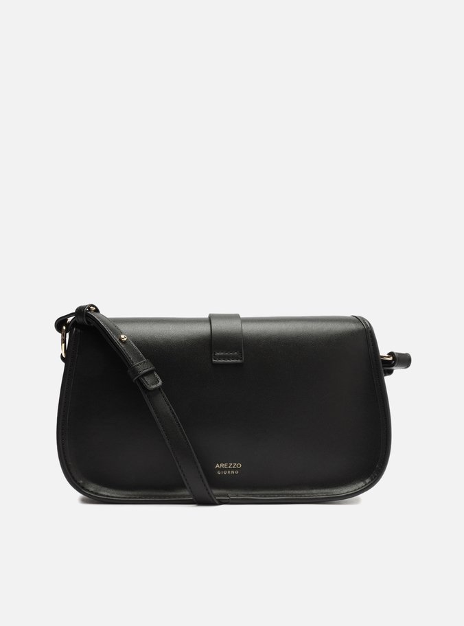 Bolsa Tiracolo Preta Detalhe Pequena