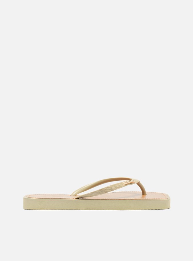 Chinelo de Dedo Cinza Recouro Square Brizza