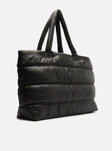2024-25 秋冬新作  ハイブランドの Bolsa Shopping Preta Puffer Nylon Sporty Grande | Arezzo バーベキュー・調理用品