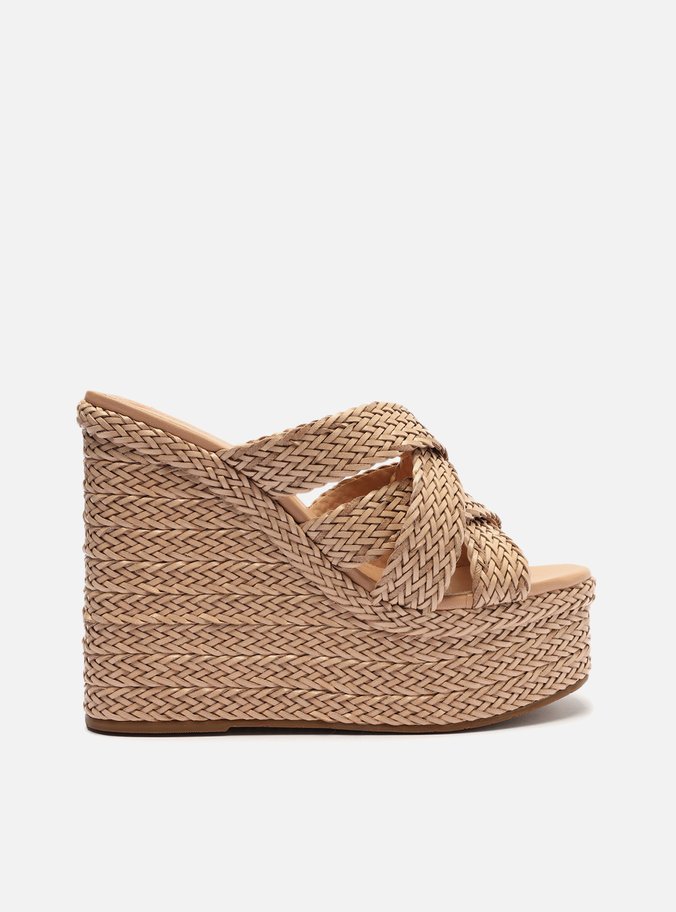 Sandalia arezzo sale trançada