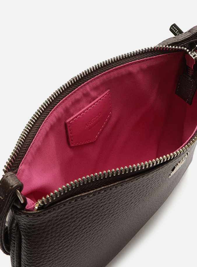 Bolsa Tiracolo Marrom Escura Morgana Pequena