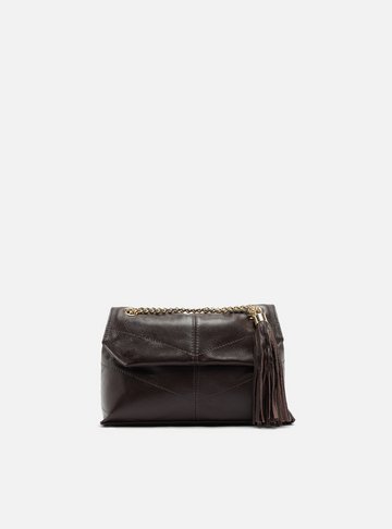 Bolsa Tiracolo Vermelha Couro Ísis Pequena