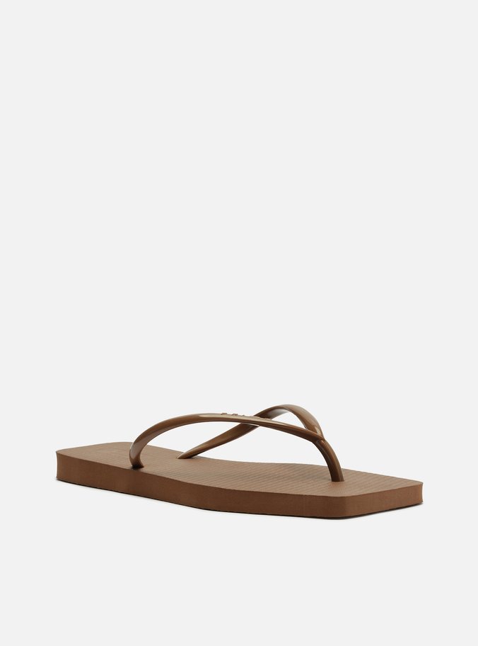 Chinelo de Dedo Marrom Flat Brizza