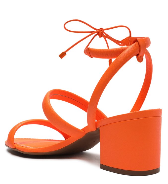 Sandalia laranja arezzo sales