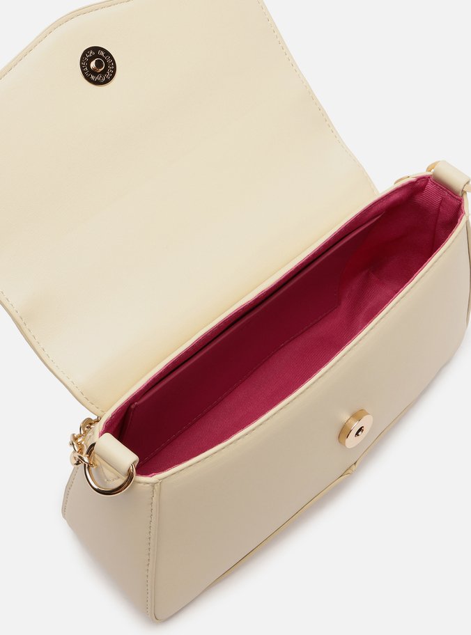 Bolsa Tiracolo Off-White Pequena Corrente