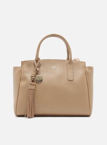 Bolsa Tote Bege Grande Charm Barbicacho