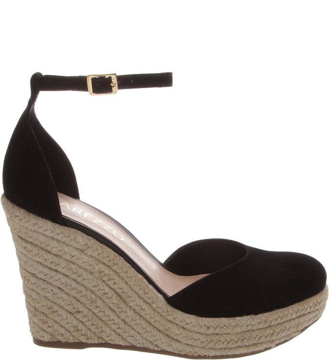 Espadrille Camurça Preta