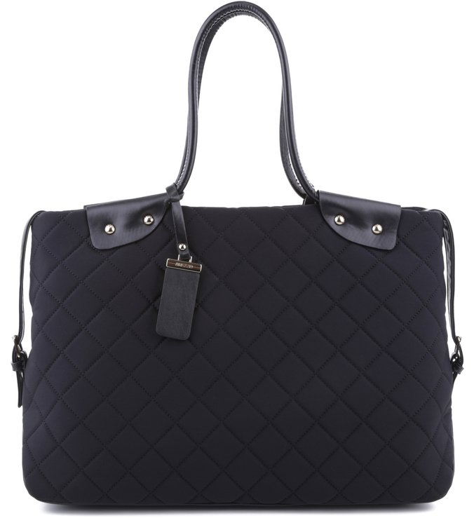 Bolsa Shopping Neoprene Preta