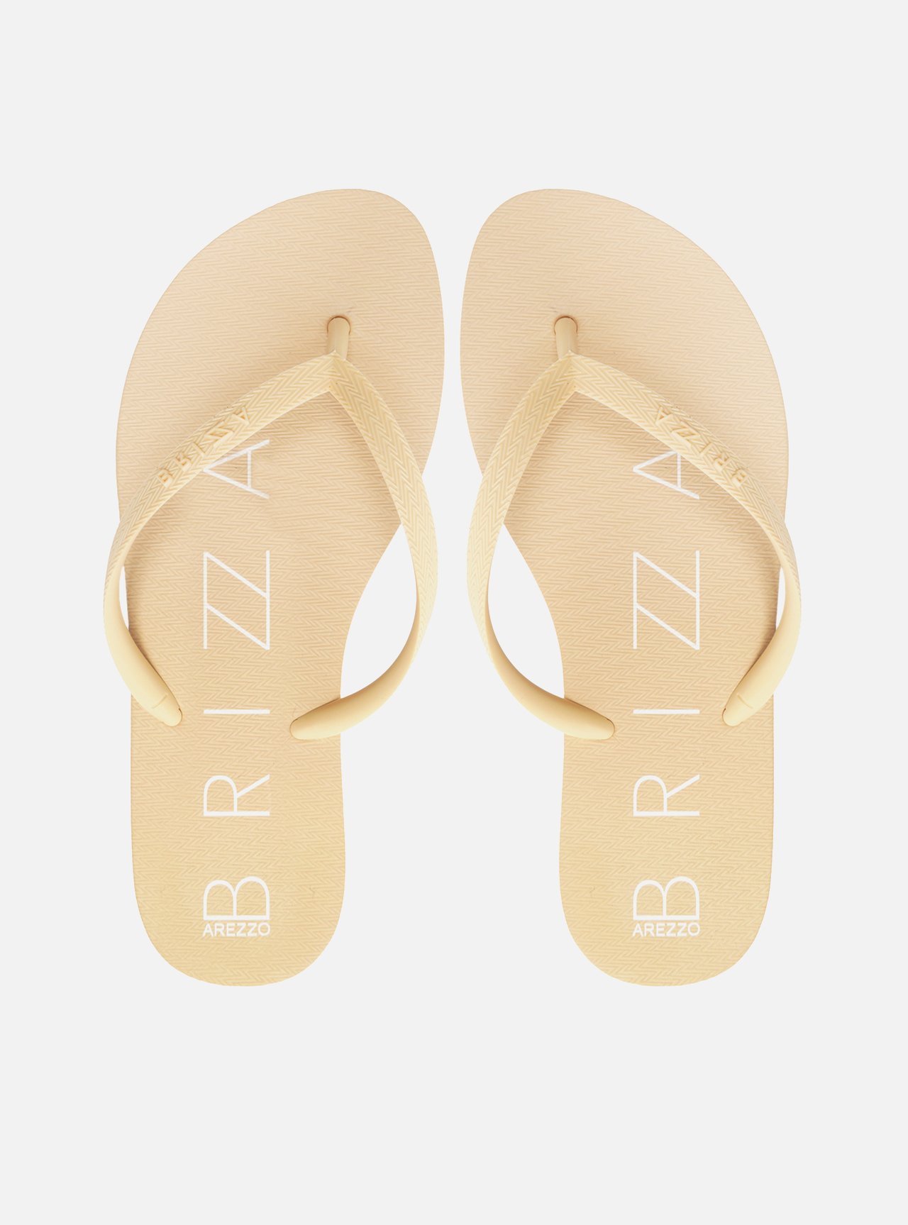 Chinelo de Dedo Bege Básico Brizza — foto 1