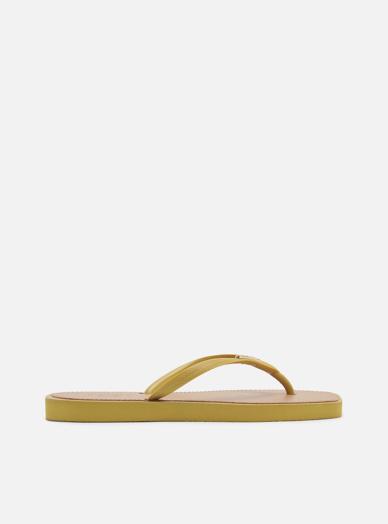 Chinelo de Dedo Verde Flatform Metais Brizza — foto 3