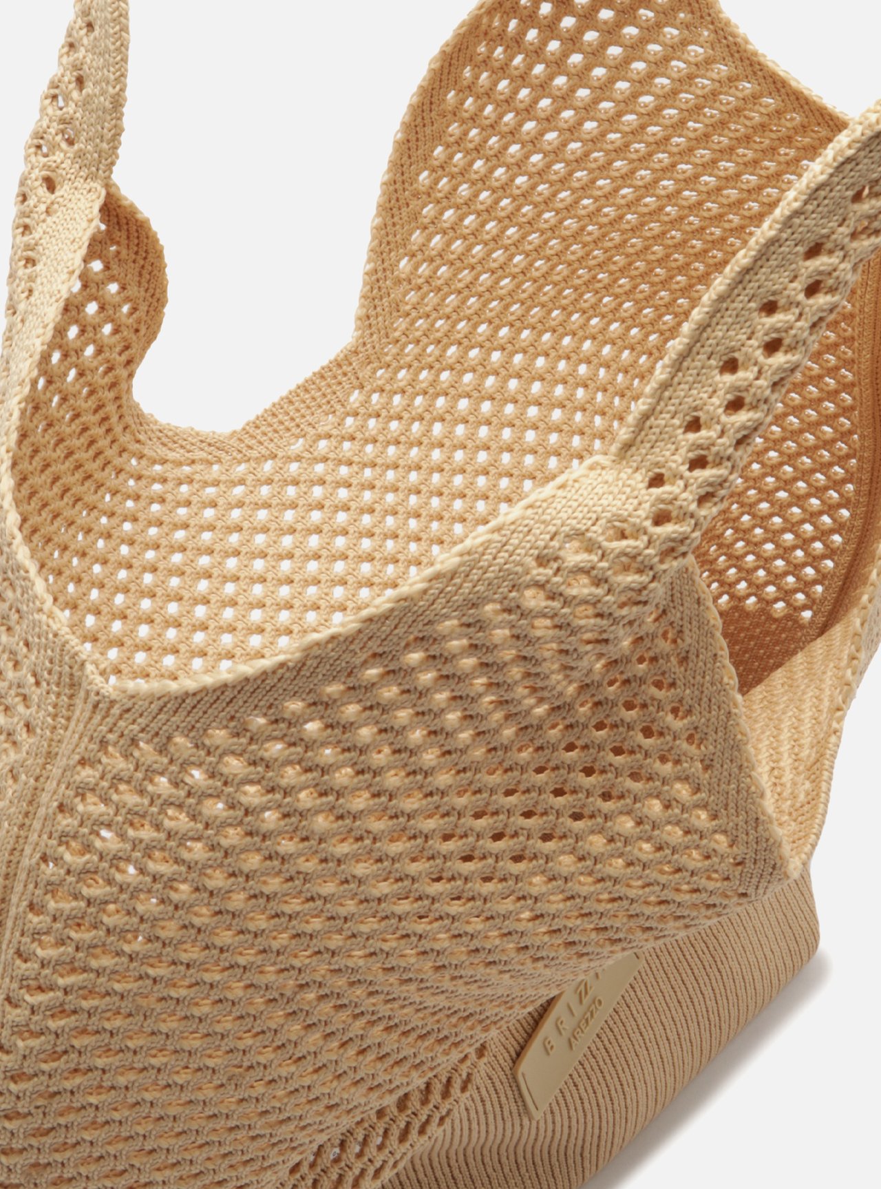 Bolsa Shopping Nude Knit Média Brizza — foto 4