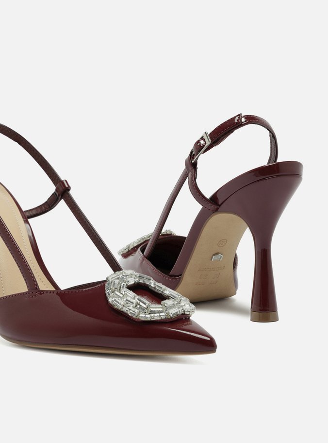 Scarpin Vermelho Salto Alto